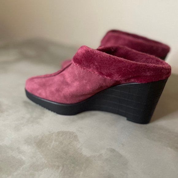 Women's VANELI Mauve Wedge Mule Heels, Size 6.5 - Picture 2 of 11